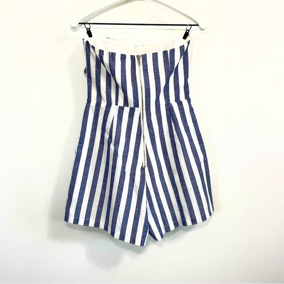 NWT - Princess Polly Strapless Striped Romper - Picture 3 of 6